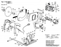 Bosch 0 600 551 003  Circular Hand Saw 220 V / Eu Spare Parts